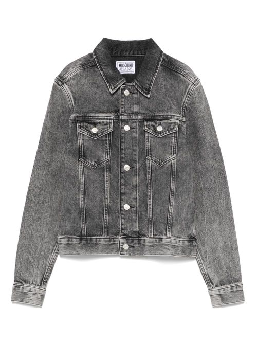 MOSCHINO JEANS buttoned denim jacket - Black