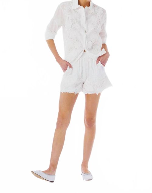 Lil Ricky Boxer Short In White