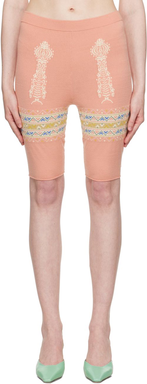 Conner Ives Pink Bike Shorts