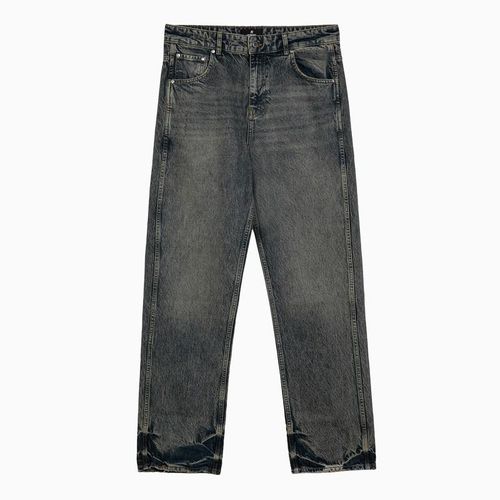 Washed-Effect Denim Jeans