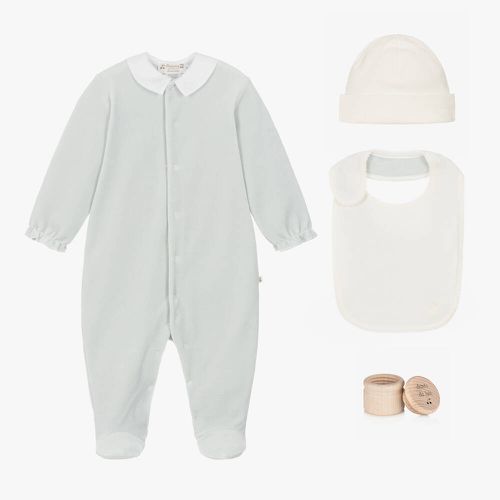 Boys Blue Babygrow Gift Set