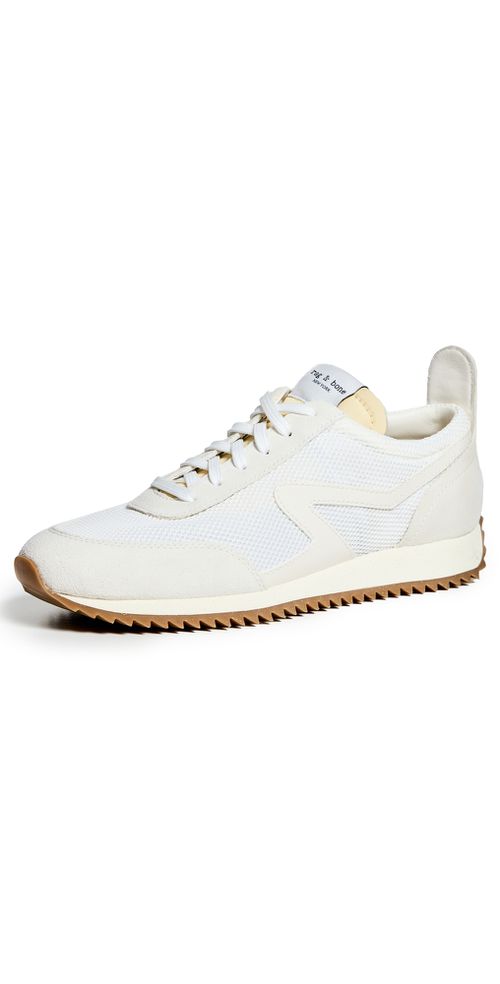 Retro Runner Mesh Sneakers Off White