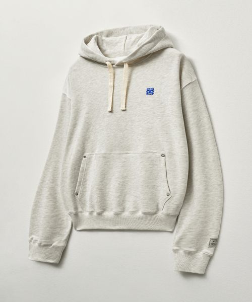 Classic Small Logo Rivet Hood Art Blue 