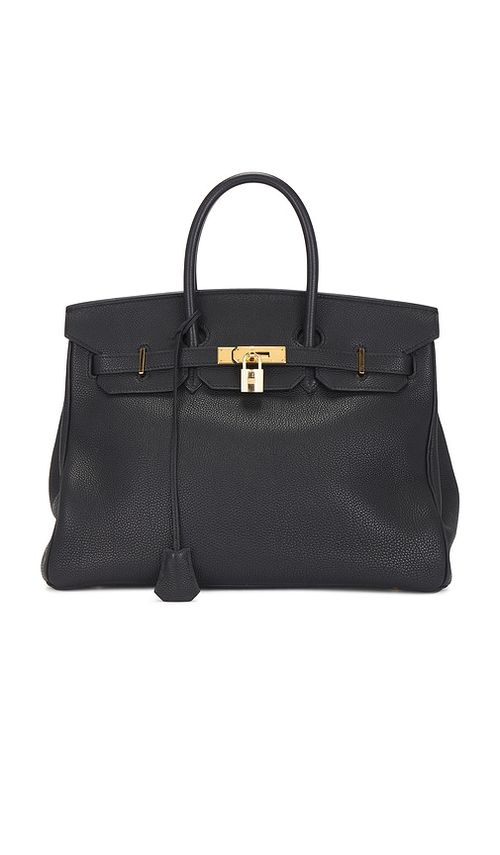 FWRD Renew Hermes Togo Birkin 35 Handbag in Black