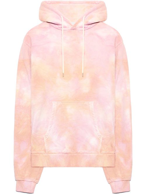 Beach tie-dye cotton hoodie - Pink