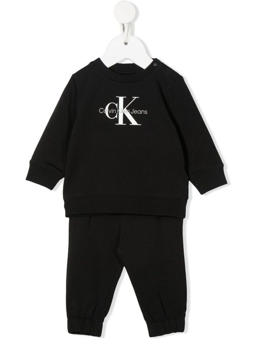 Logo-print tracksuit set - BEH CK BLACK