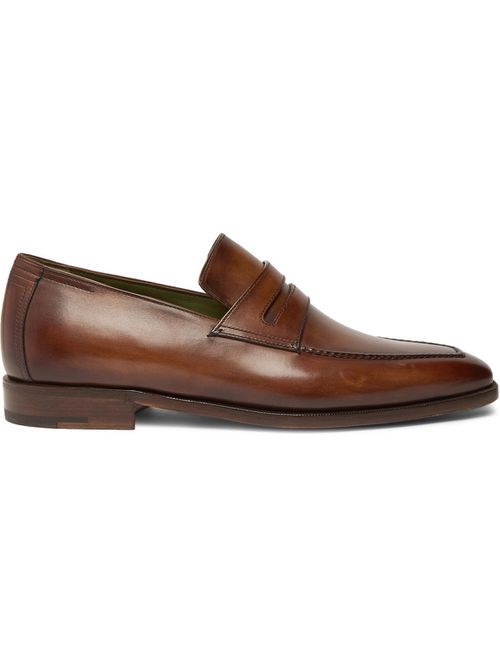 Andy Leather Loafers - Men - Brown - UK 12