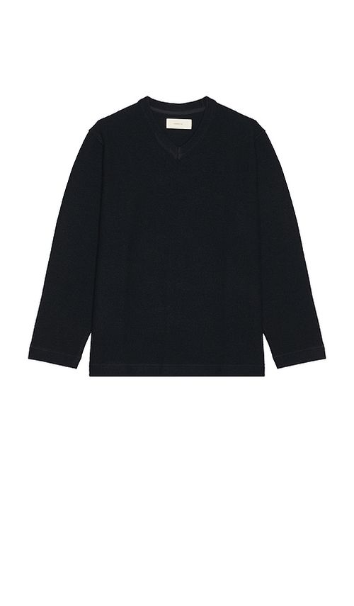 Jeanerica Luca V-Neck Sweater in Navy. - M also in S, XL/1X