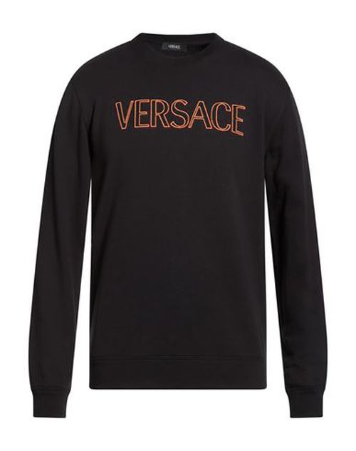 Man Sweatshirt Black Size L Cotton