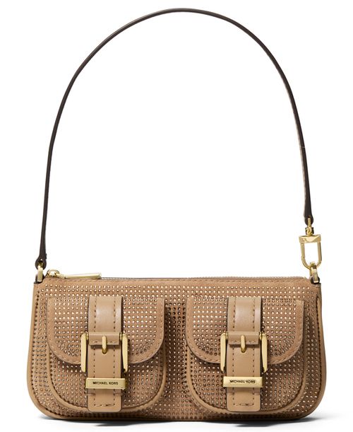 Michael Zoe Small Convertible Pouchette Bag - Husk