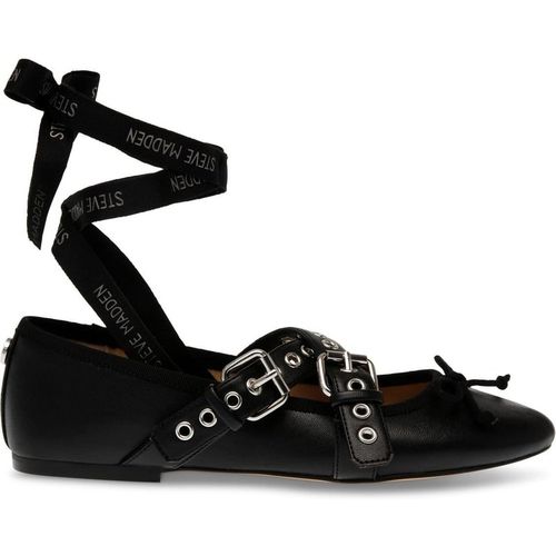Steve Madden Womens Baylen Flat Slippers in Black
