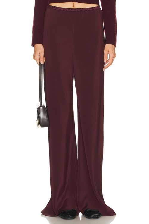 SABLYN Naomi Pull On Pant in Bordeaux - Burgundy. XS also in