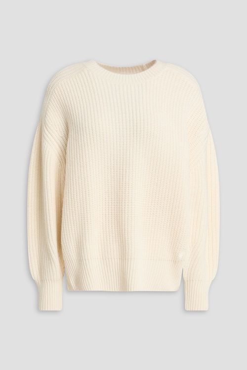 Alfie ribbed cashmere sweater - White - S