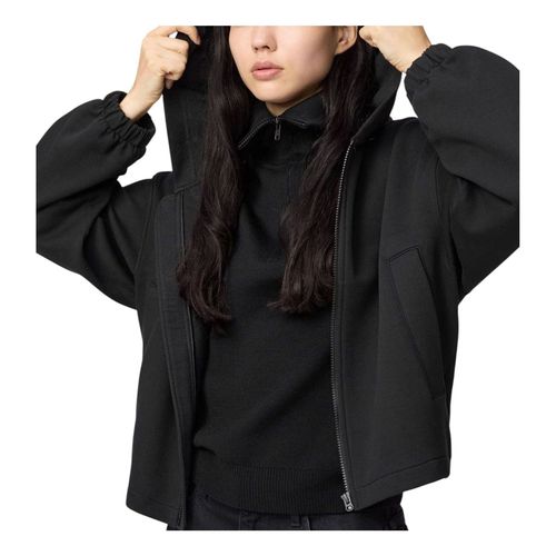 (WMNS) Sweat Full-Zip Hoodie 'Black'