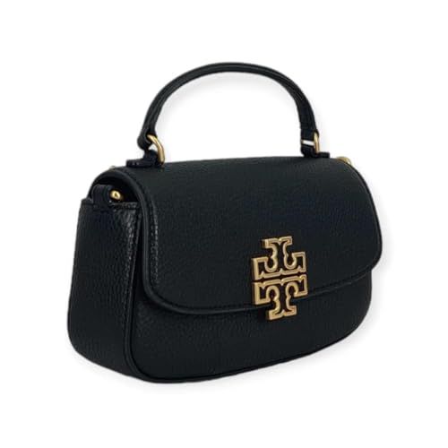 Tory Burch Britten Mini Top Handle Leather Crossbody Bag 