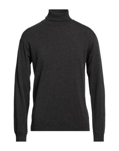 Man Turtleneck Charcoal Size XL Polyacrylic, Merino Wool, Polyamide, Elastane