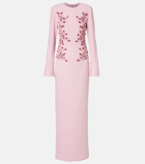 Lulee embellished floral gown