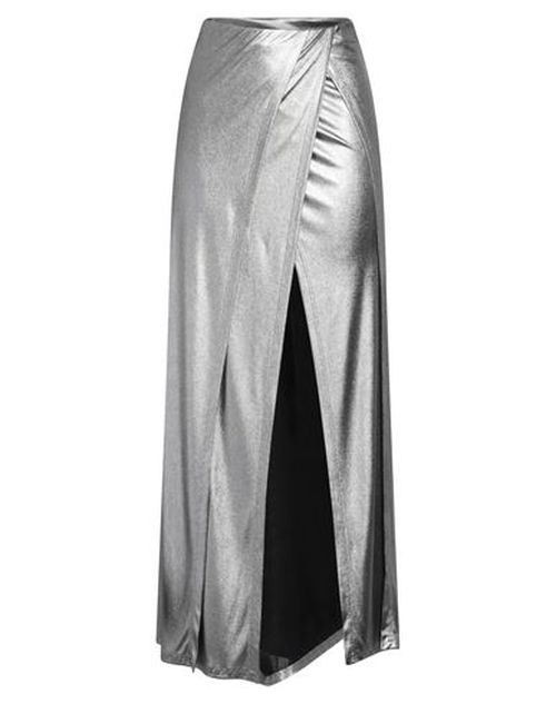 Woman Maxi skirt Silver
