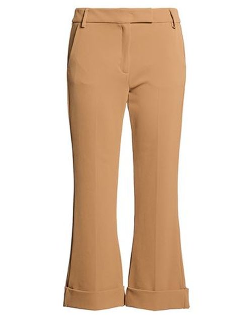 Woman Pants Camel Size 4 Polyester, Elastane