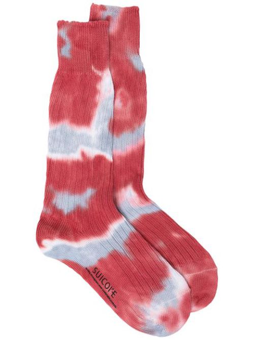 Tie-dye ankle socks