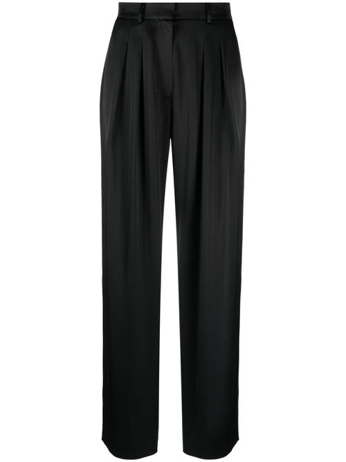 Straight-leg trousers - Black