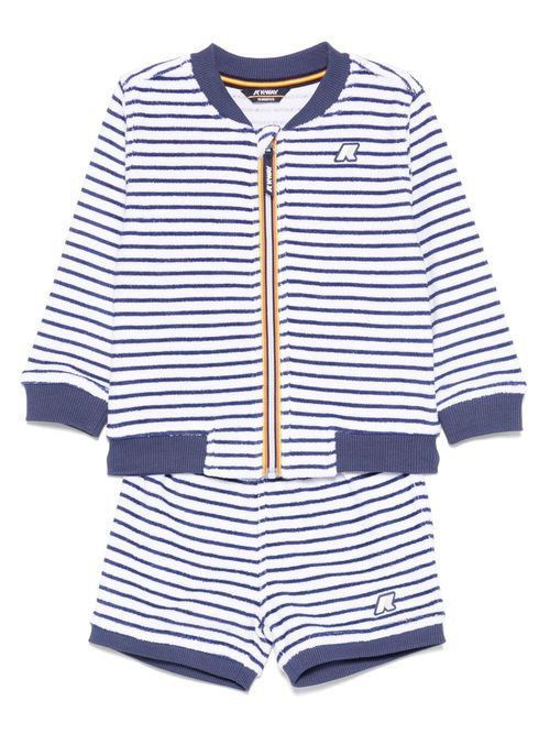 K Way Kids striped shorts (set of two) - White