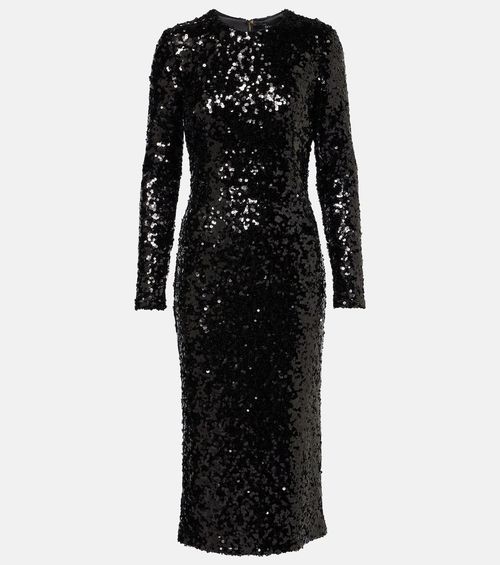 Sequined midi dress