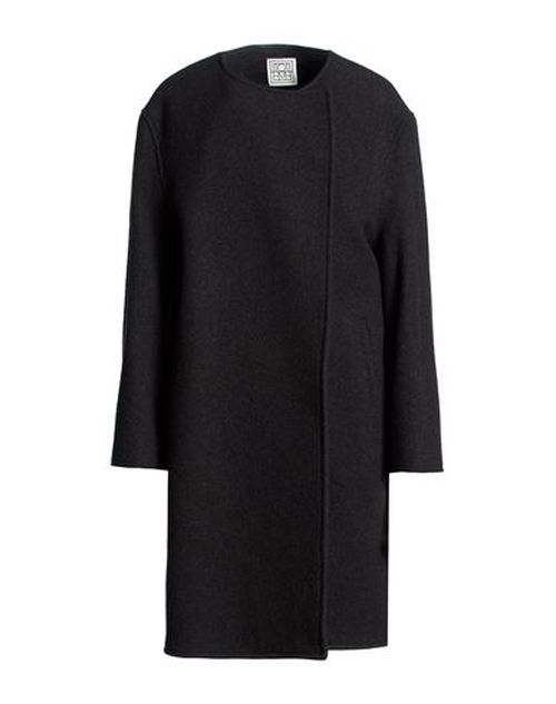 Woman Coat Black Size 4 Wool, Polyamide