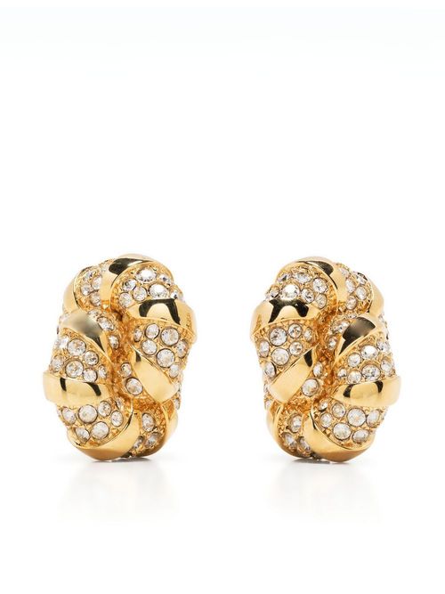 Mélodie crystal-embellished earrings - M1S2 OR/CRISTAL
