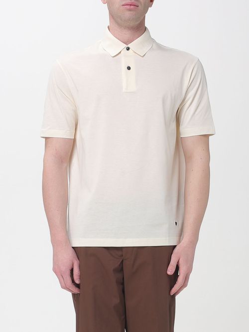Polo Shirt Men color Butter