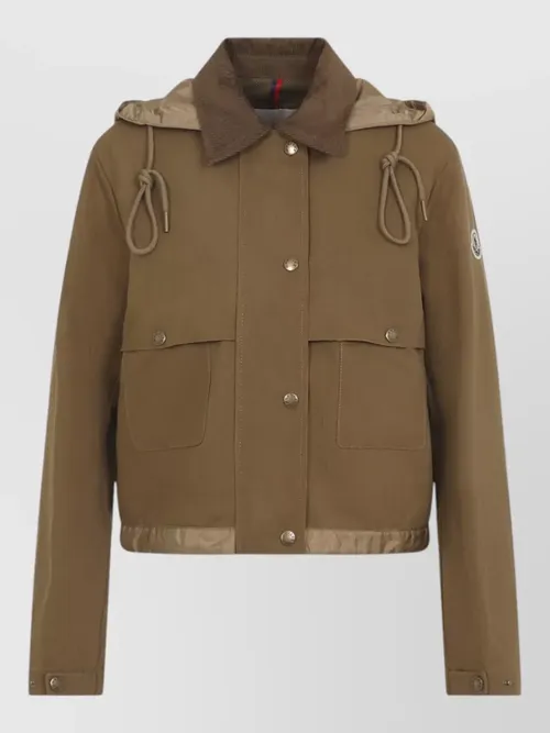 Moncler - aconitum hooded jacket adjustable drawstring
