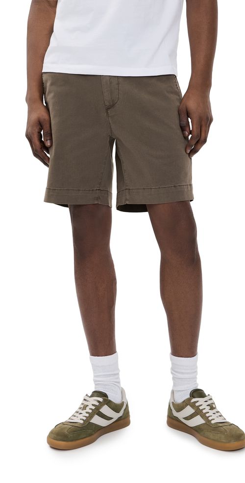 Archie Straight Trouser Shorts 7.5 Sulfur Soft Mushroom