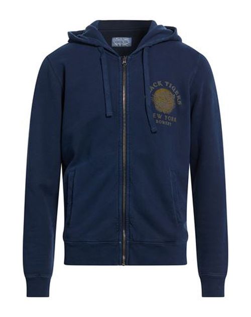 Man Sweatshirt Midnight blue Size S Cotton