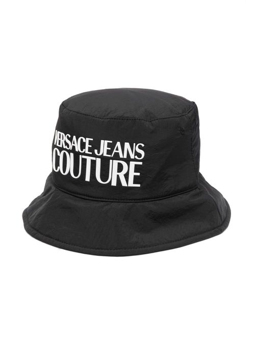 Logo-print bucket hat - Black