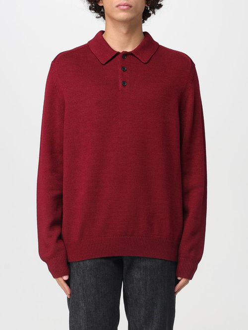 Sweater Men color Burgundy