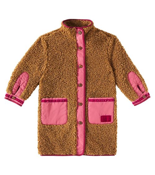 Scotch & Soda Kids Colorblocked teddy jacket