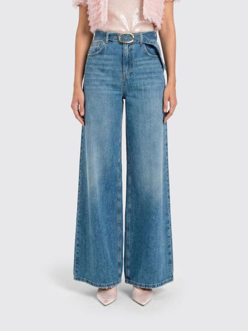 Jeans Woman color Denim