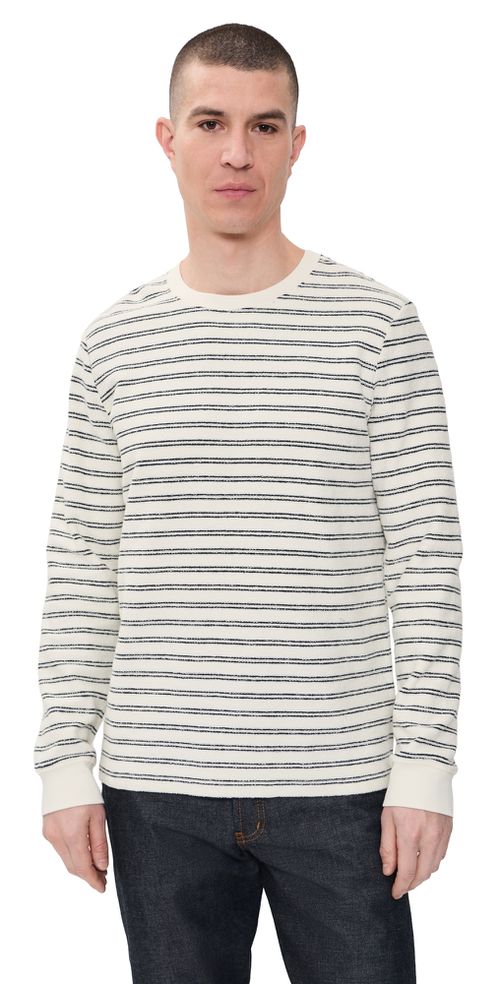 The Hooper Crew Tee Marine Stripe