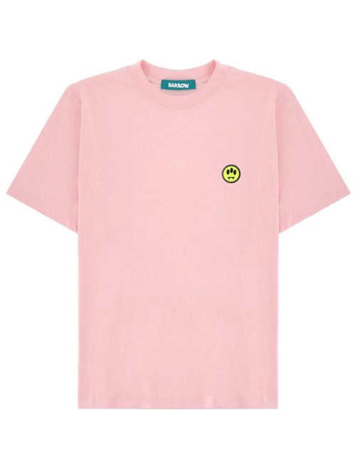 Pink Logo Crew Neck T-Shirt