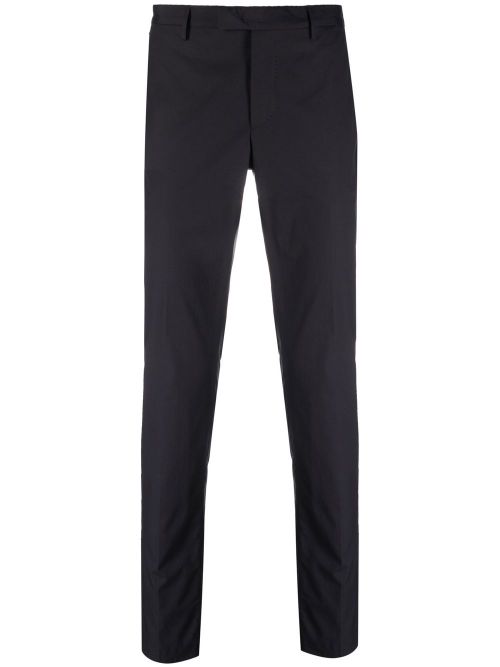 Slim-cut tailored trousers - Blue
