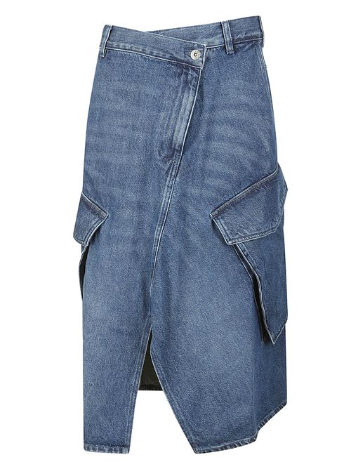 Cargo Pocket Midi Skirt