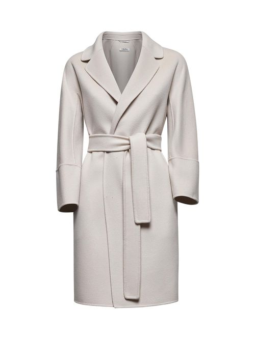 MAX MARA S | Beige wool ARONA short coat| Women | 38