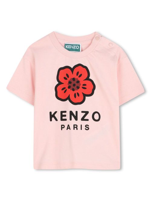 Logo-print T-shirt - Pink