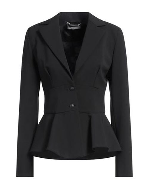 Woman Blazer Black Size 10 Polyester, Wool, Elastane