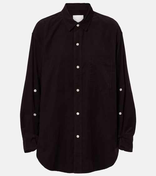 Oversized cotton corduroy shirt