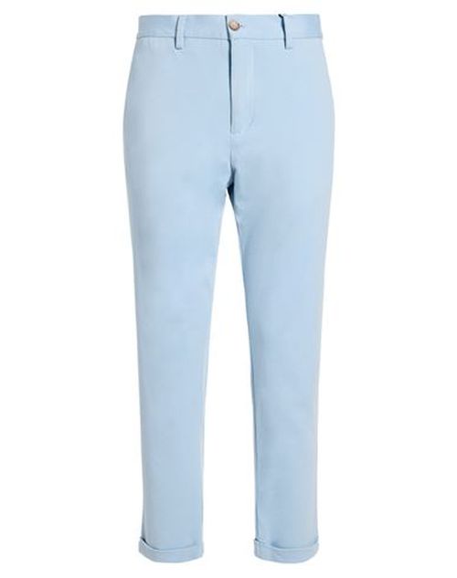 Man Pants Sky blue Size 32 Viscose, Nylon, Elastane