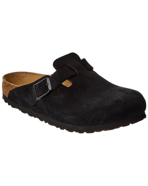 Boston Soft Footbed Suede Leather Clog