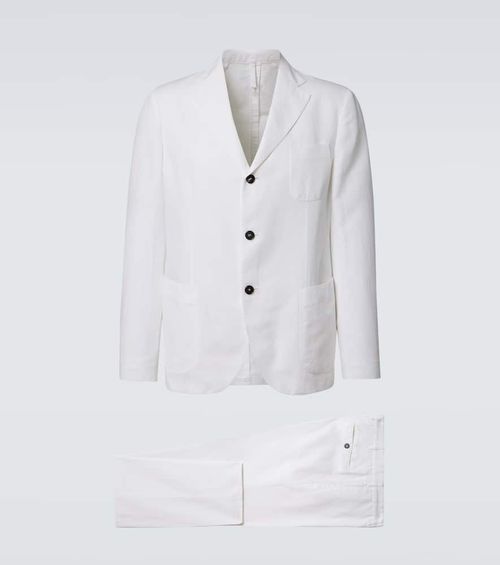 Linen and cotton suit