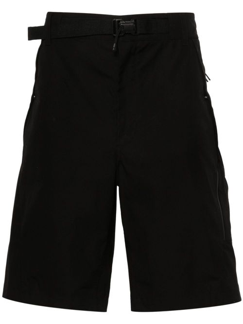 Logo-print cargo shorts - Black