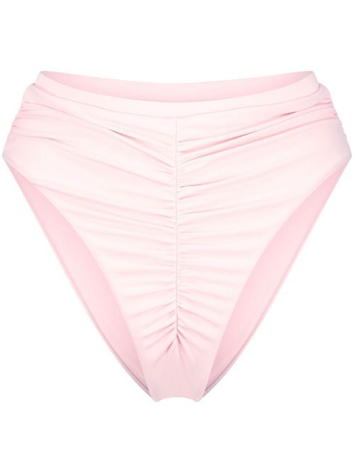 Ruched bikini bottoms - Pink